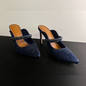 Kurt Geiger Blue Embellished Heels